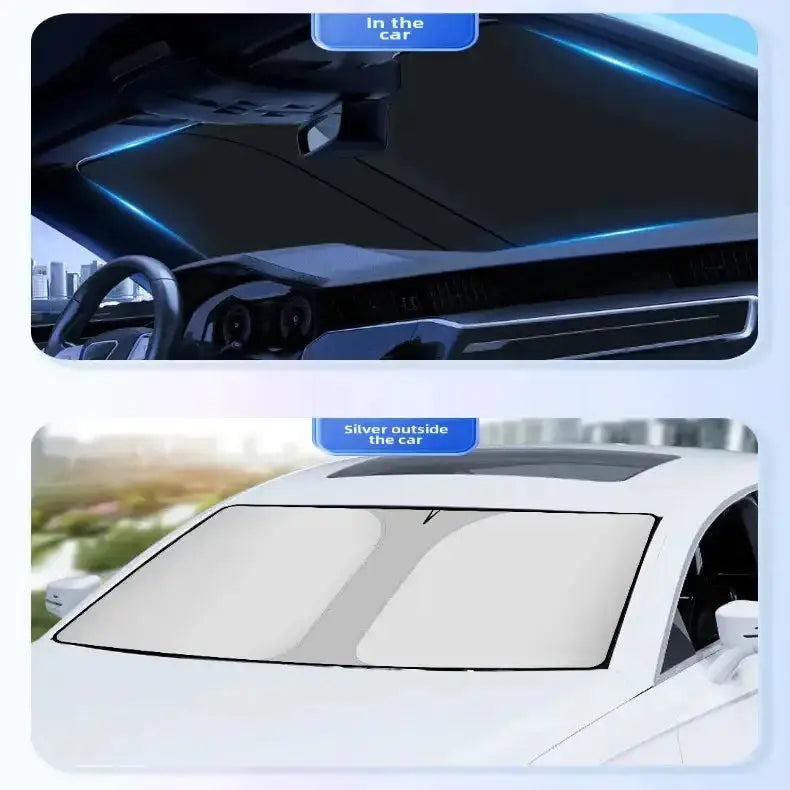 Habicare HBC Car Window Sunshade Cover – Folding Car Window Sunshade Cover – Folding