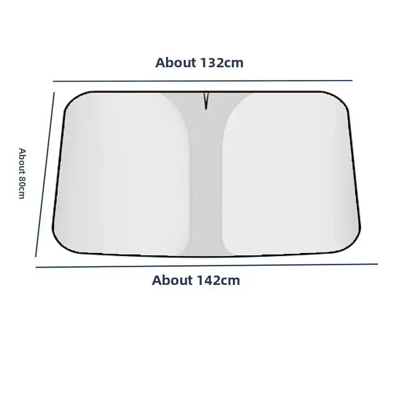 Habicare HBC Car Window Sunshade Cover – Folding Car Window Sunshade Cover – Folding