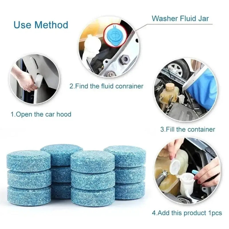 Car Windscreen Cleaner - Effervescent Tablets (available in different quantities) – view 4