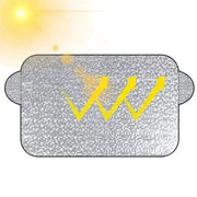 Car Windshield Snow & Ice Protector – Front/Rear Winter / Sunshade Cover – view 8