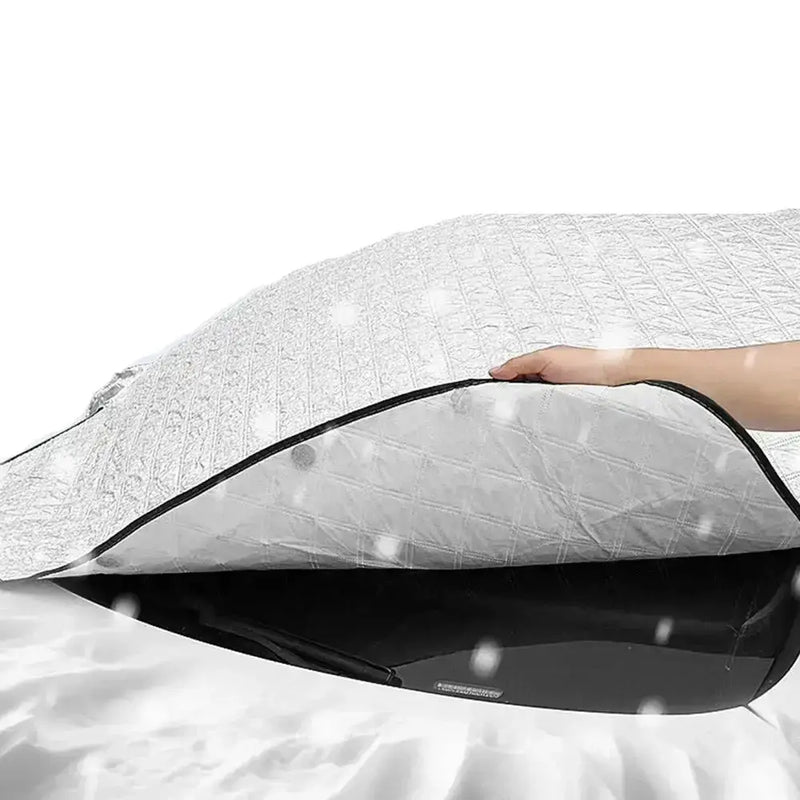 Car Windshield Snow & Ice Protector – Front/Rear Winter / Sunshade Cover – view 5