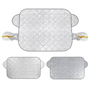 Car Windshield Snow & Ice Protector – Front/Rear Winter / Sunshade Cover – view 1