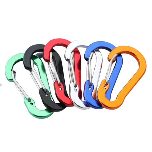 Habicare SS Carabiner Snap Hook (pack of 6) Habicare 6-Pack Durable Carabiner Snap Hooks
