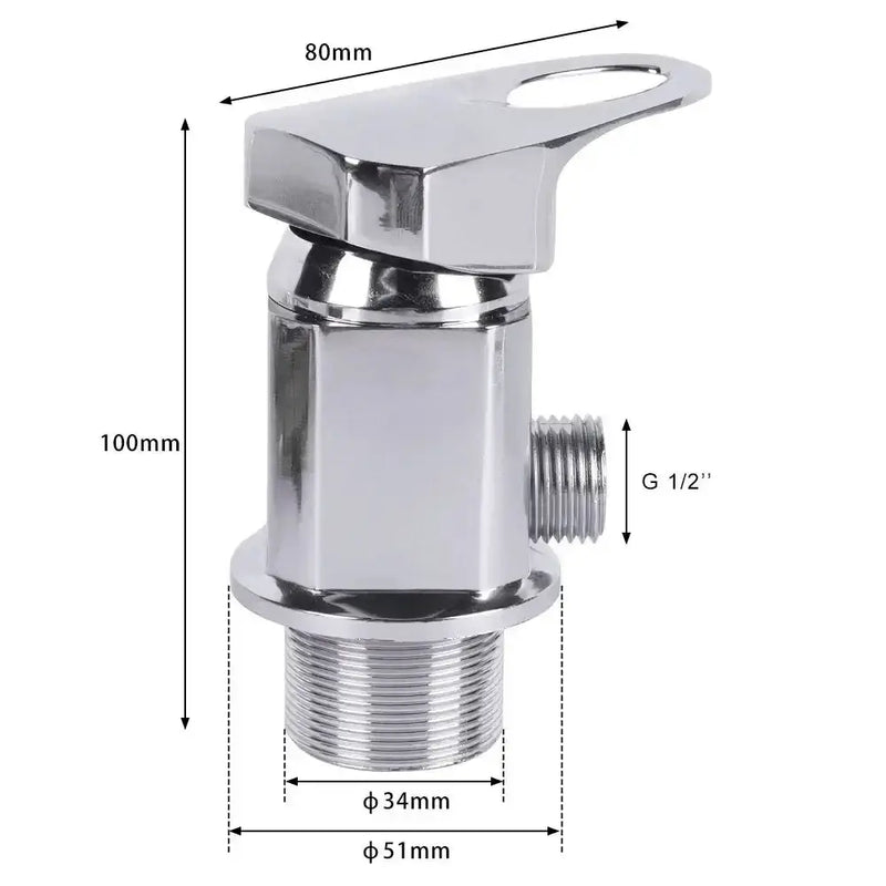 Habicare HBC Caravan Chrome Shower Mixer – 12mm Push Fit Caravan Chrome Shower Mixer – 12mm Push Fit