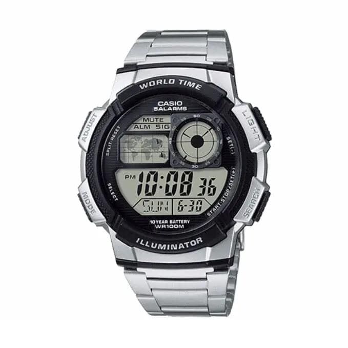 That Watch Shop Watches Casio World Time AE1000WD-1AV Casio World Time AE1000WD-1AV
