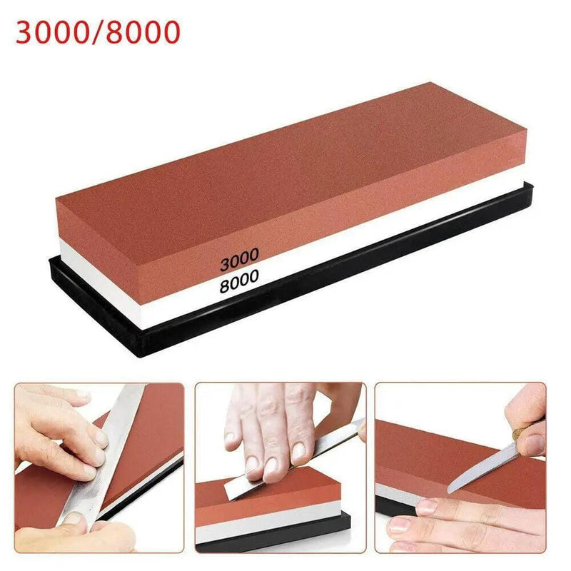 Dual Water Stone 3000/8000 Whetstone Knife Sharpener Sharpening Flattening – view 4