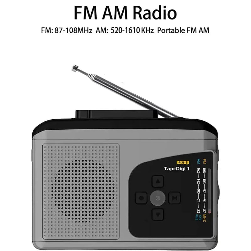 Habicare SS Cassette Walkman with MP3 & Radio Cassette Walkman with MP3 & Radio