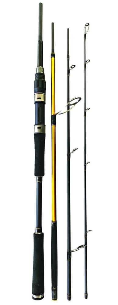 Catch Pro Series Spinning Micro Jig Rod 7Ft 3In Four Piece Travel Rod For NZ Anglers With Fuji K Series Guides