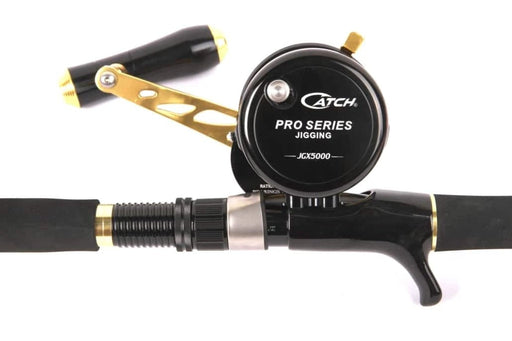 Catch Combo Jig Xt2reme 250g/JGX5000 5" 4'2163245 with JGX5000 Jigging Reel 166747 spooled with braid – view 5