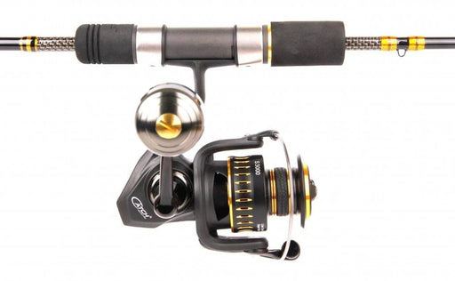 Catch Kensai 150g Spin Rod and SP3000 Reel Combo for Offshore Saltwater Jigging, Rugged Braided Ready