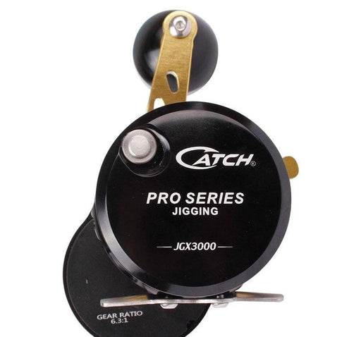 Catch Pro Series JGX3000 Jigging Reel Right Hand For Saltwater Anglers, Rugged Durability, Precise Drag