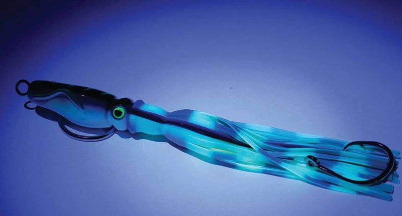 Catch Lures 750g Catch Squidwings Blue Glow Catch Squidwings Blue Glow Lure for Deep Water Jigging