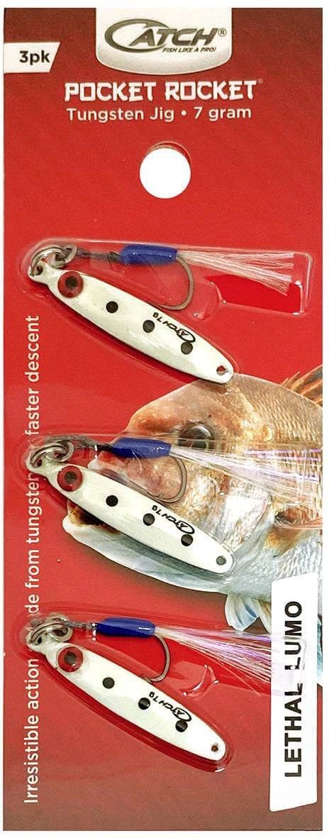 Catch Pocket Rocket Tungsten Micro Jig For Anglers, High Density Tungsten, Precise Depth, Snag Resistant Bites – view 4