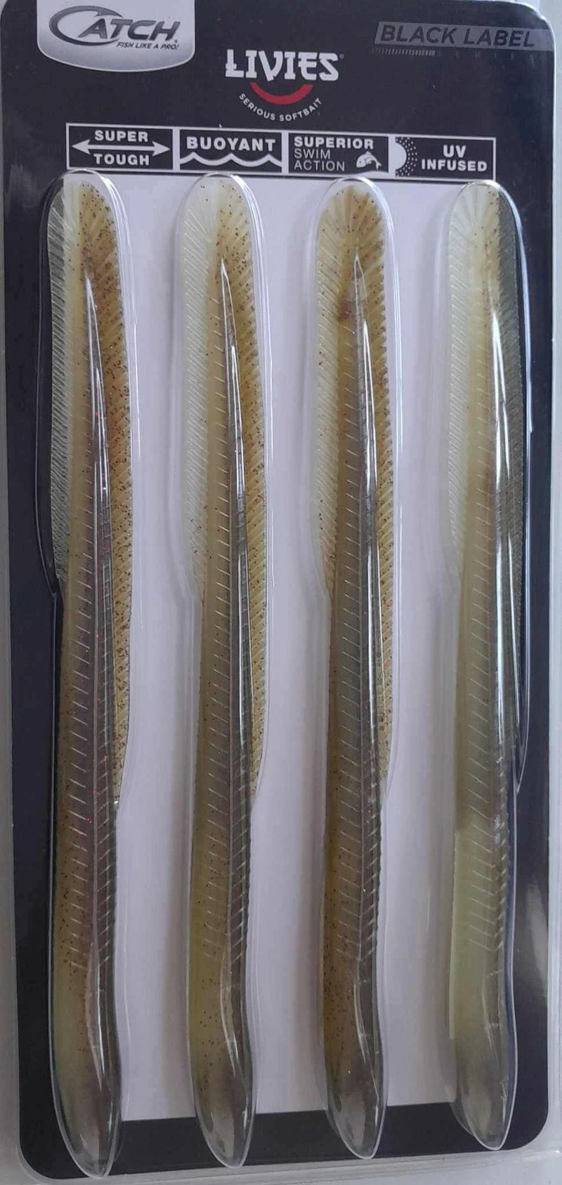 Catch Soft Bait Catch Livies Eels Tail 7in Dusty Shadow Catch Livies Eels Tail 7in Dusty Shadow Ultimate Bait