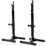 Pair of Adjustable Squat Rack Standard 45-70 Inch Solid Steel Squat Stand – view 1