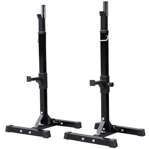 Pair of Adjustable Squat Rack Standard 45-70 Inch Solid Steel Squat Stand – view 1