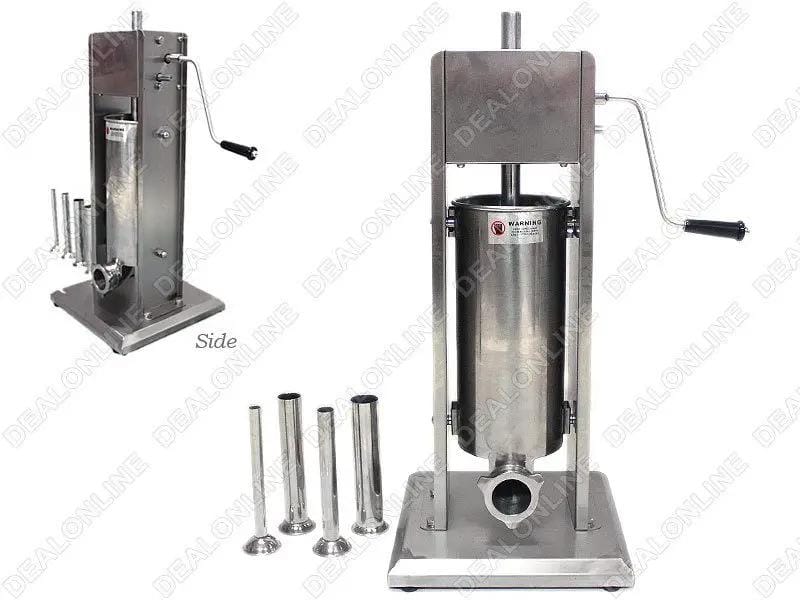 7L Sausage Stuffer Stainless Steel Sausage Maker Machine – view 2