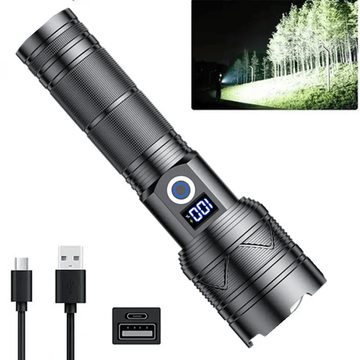 LED Torch Flashlight Light Rechargeable Camping Outdoor – view 2