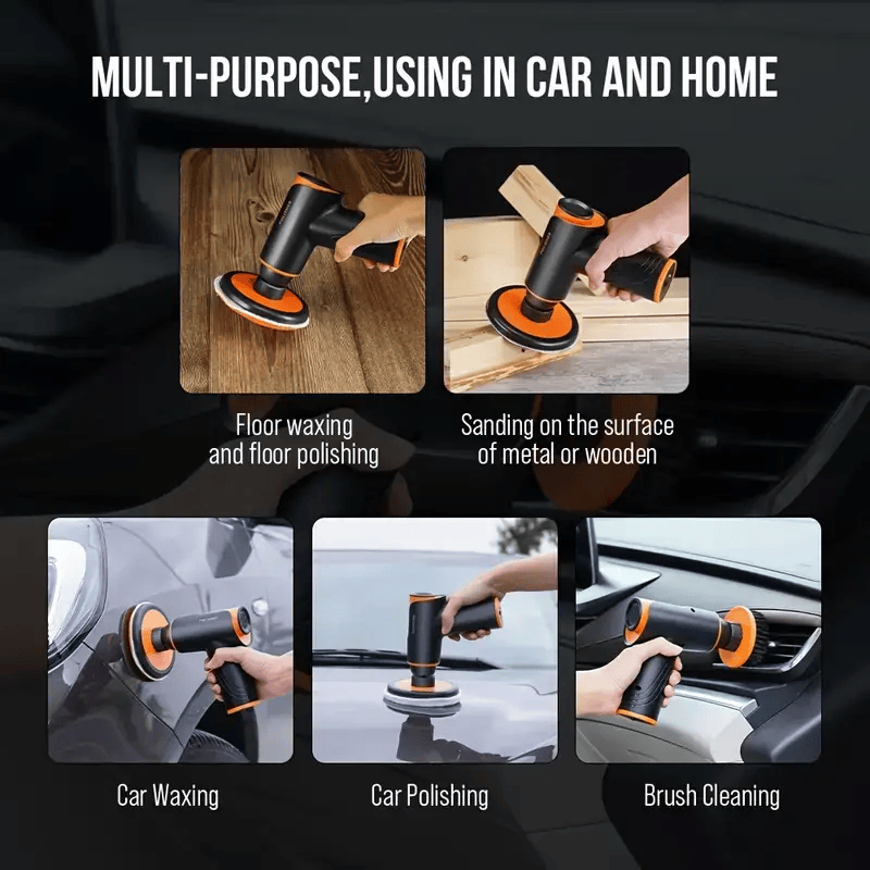 Mini Car Polisher Machine Wireless Waxer – view 3