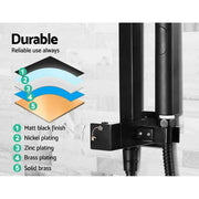 Cefito 8'' Rain Shower Head Set Handheld Square High Pressure Mixer Tap Black – view 5