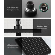 Cefito 8'' Rain Shower Head Set Handheld Square High Pressure Mixer Tap Black – view 4