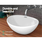 Cefito Bathroom Basin Ceramic Vanity Sink Hand Wash Bowl 41x34cm – view 3