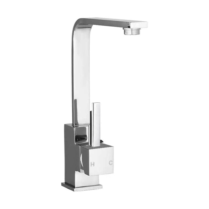 Cefito Kitchen Mixer Tap Mixer Square Sink Faucet Basin Laundry Chrome – view 3