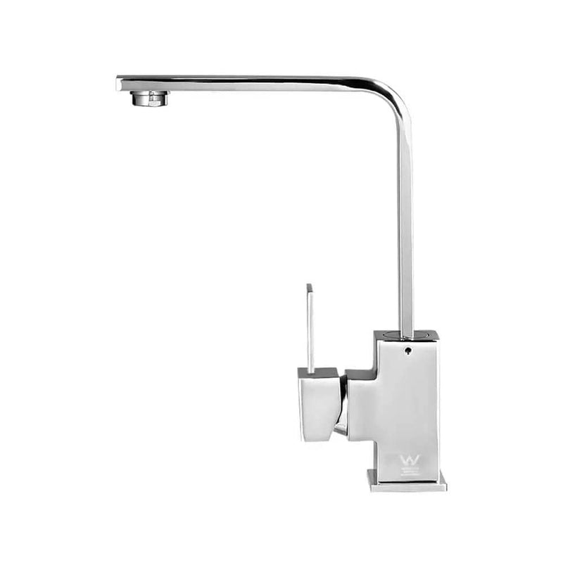 Cefito Kitchen Mixer Tap Mixer Square Sink Faucet Basin Laundry Chrome – view 1