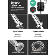 Cefito Kitchen Mixer Tap Pull Down 2 Modes Sink Faucet Basin Laundry Chrome – view 6