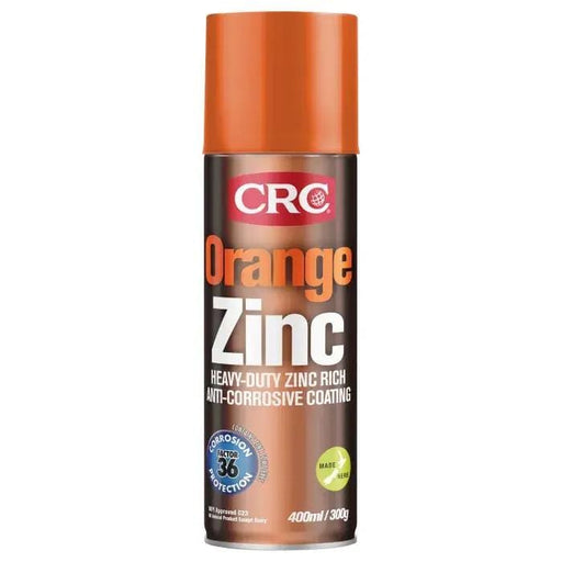 Wholesale CRC Orange Zinc 400ml - Zinc Spray Paint (Pack of 6)