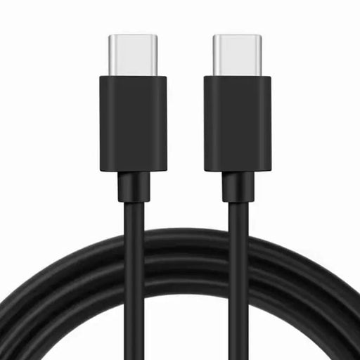 Type C to Type C (1m) Charger Cable For Samsung Devices (Black) – view 2