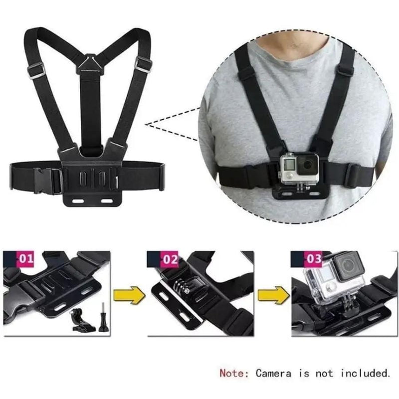 9eight5 Electronics Accessories Chest Strap for Go Pro Chest Strap for Go Pro