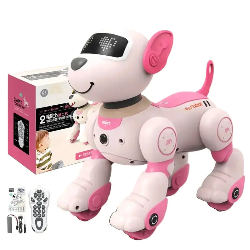 Remote Control Smart Robot Dog Toy with Voice & Programming Functions – view 33