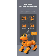 Remote Control Smart Robot Dog Toy with Voice & Programming Functions – view 9