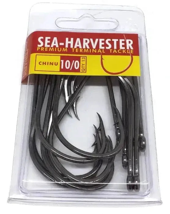 Sea- Harvester Beak Style Fishing Hooks Chinu Hook 10/0 Bulk 13 Chinu Hook 10/0 Bulk 13 Sea Harvester Beak Style