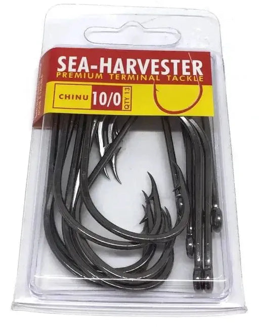Sea- Harvester Beak Style Fishing Hooks Chinu Hook 10/0 Bulk 13 Chinu Hook 10/0 Bulk 13 Sea Harvester Beak Style