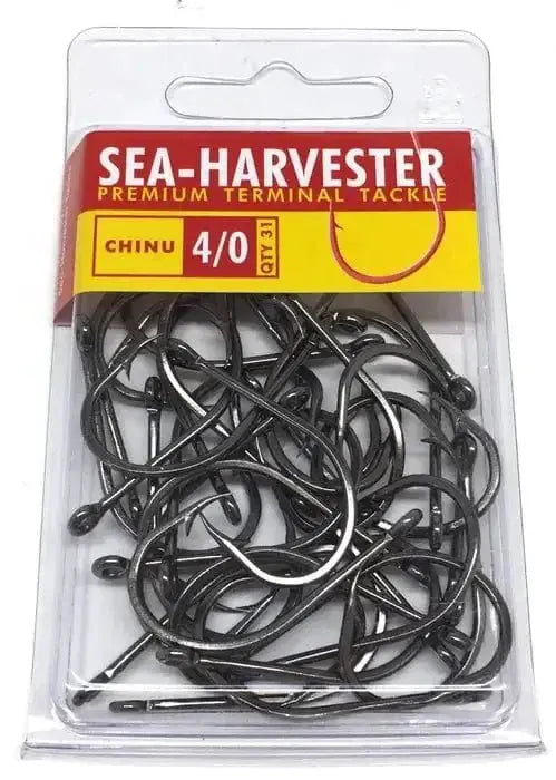 Sea Harvester Chinu Hook 4O Bulk 31 Self Setting For Live Or Dead Bait Fishing Saltwater Anglers Forged High Carbon Wire