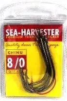 Sea- Harvester Beak Style Fishing Hooks Chinu Hook 8/0 Pkt 4 Sea Harvester Chinu Hook Eight Zero Self Setting Hooks
