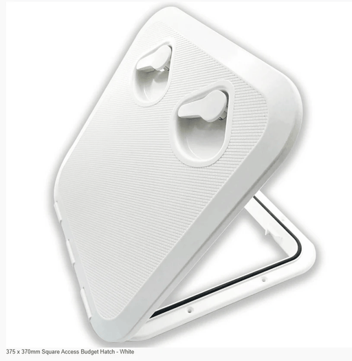 Square Access Budget Hatch 375x370mm White By Absolute Marine Durable Thermoplastic Hatch For Home And Light – view 1