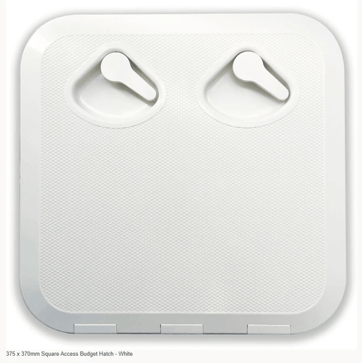 Square Access Budget Hatch 375x370mm White By Absolute Marine Durable Thermoplastic Hatch For Home And Light – view 3