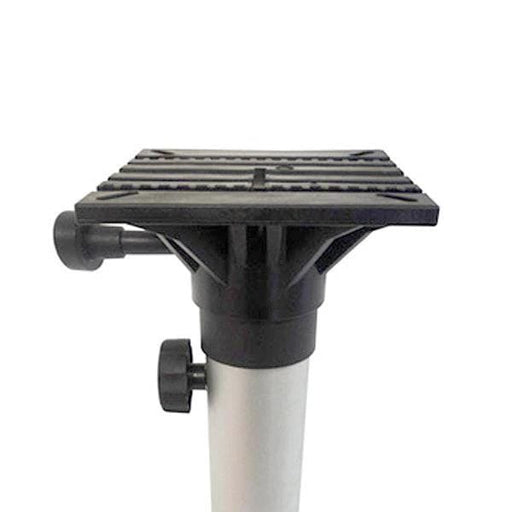 Adjustable Seat Pedestal 480 to 633mm for Helm Seats and Dinette Configs with Solid 230mm Alloy Base