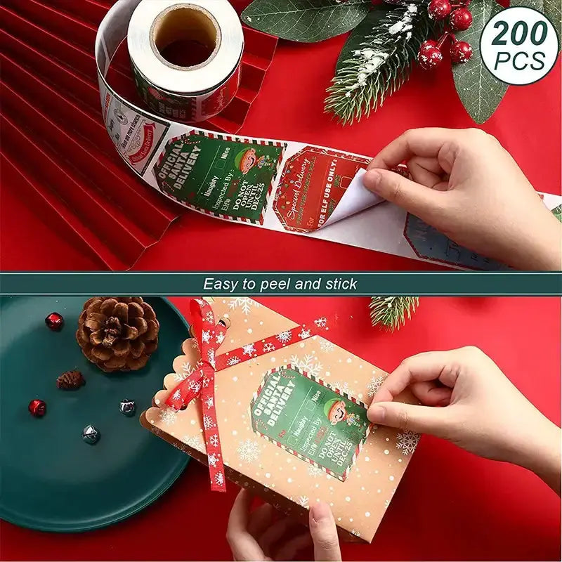 Habicare SS Christmas Gift Labels (200pcs) Christmas Gift Labels (200pcs)