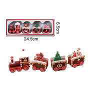 Habicare SS Christmas Wooden Train Christmas Wooden Train