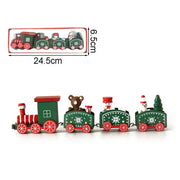 Habicare SS Christmas Wooden Train Christmas Wooden Train