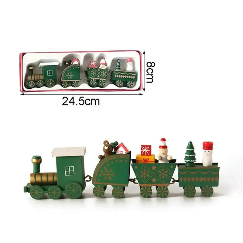 Habicare SS Christmas Wooden Train Christmas Wooden Train