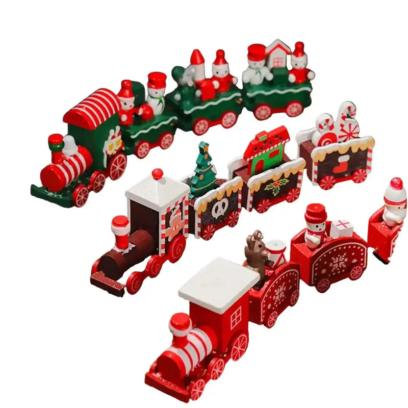 Habicare SS Christmas Wooden Train Christmas Wooden Train