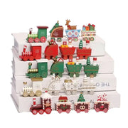 Habicare SS Christmas Wooden Train Christmas Wooden Train