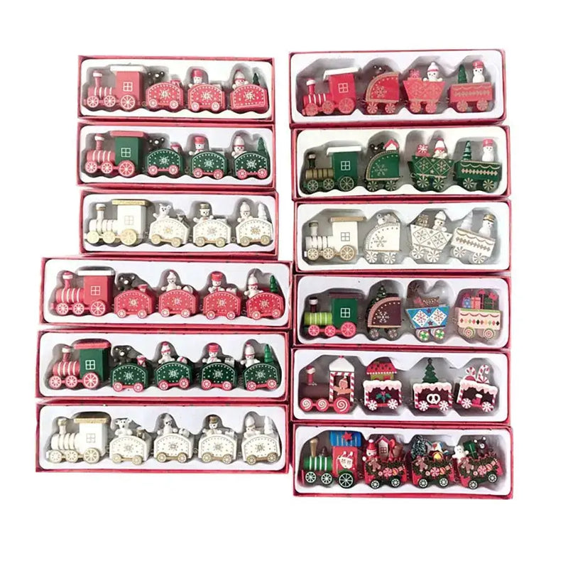 Habicare SS Christmas Wooden Train Christmas Wooden Train