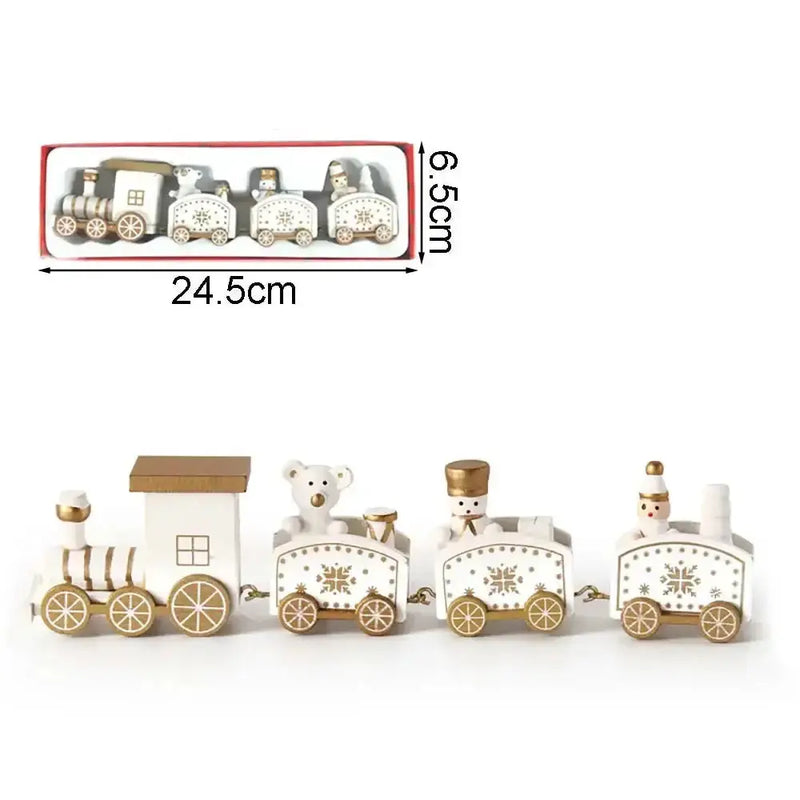 Habicare SS Christmas Wooden Train Christmas Wooden Train