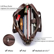 Habicare 9eight5 Classic Leather Office Bag Classic Leather Office Bag